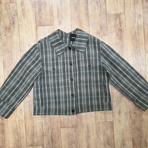 세컨플로어(2nd floor) 체크 셔츠자켓 프리사이즈