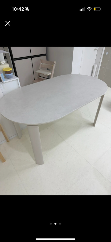 한샘 세라믹 라모 식탁 1500 이미지