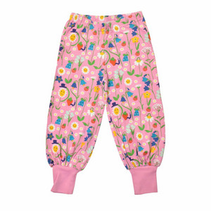 던스 야생화 해피플라워 핑크 배기팬츠8692