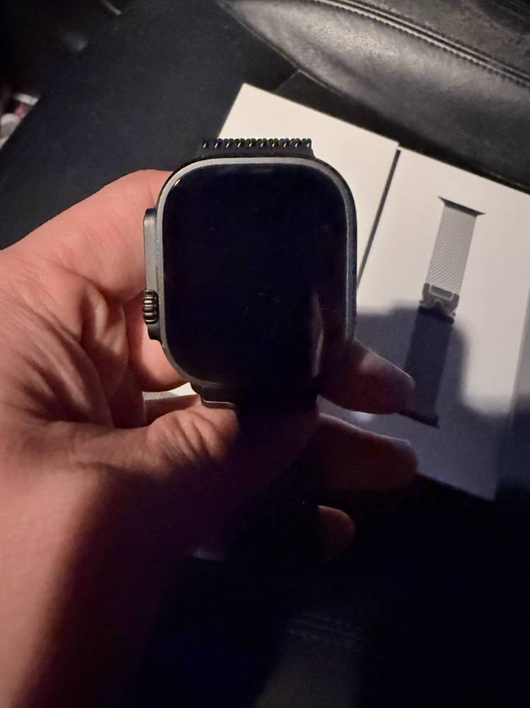 애플워치 울트라2 블랙 , 블랙 티타늄 밀레니즈루프 , 애플케어 26년 10월24일--1