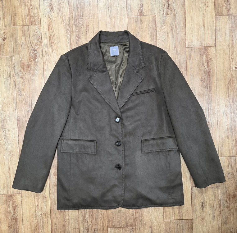 글로우앤님프(GLOW AND NYMPH) 스웨이드 자켓 프리사이즈--3