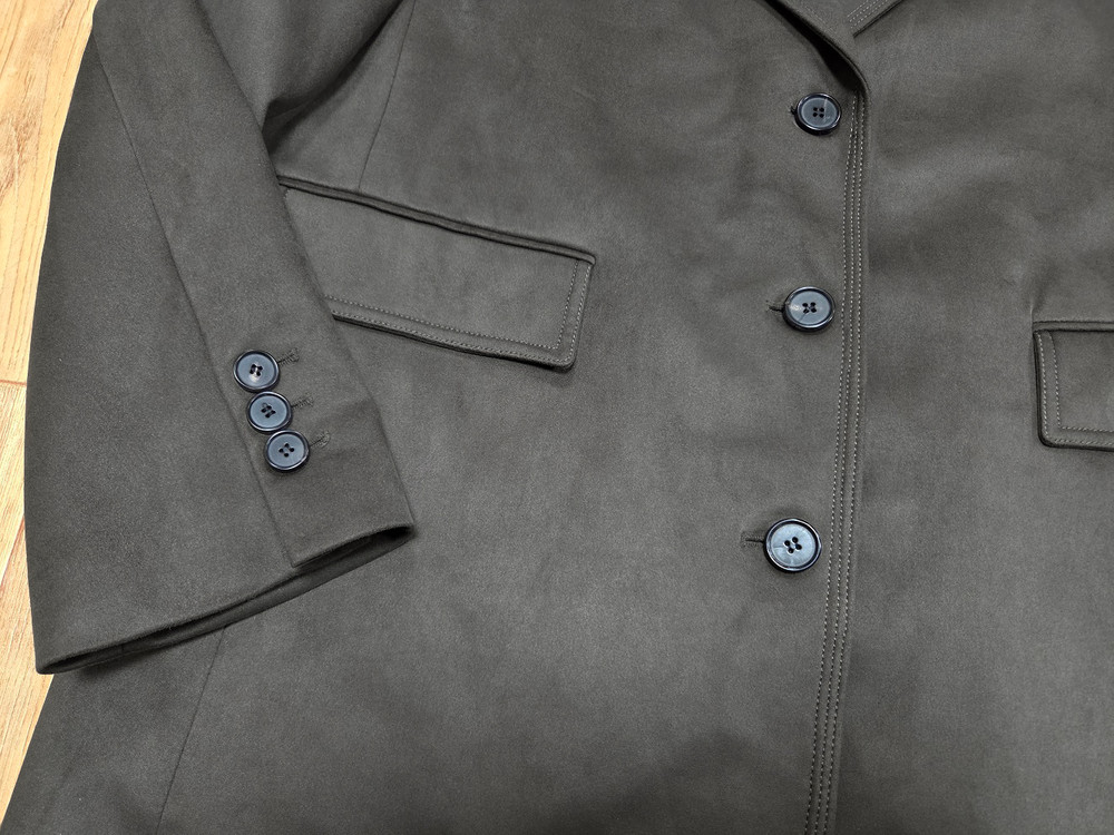 글로우앤님프(GLOW AND NYMPH) 스웨이드 자켓 프리사이즈--6