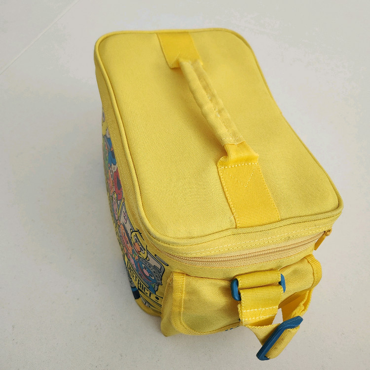 세서미 스트리트 빈티지 옐로우 보냉 가방 아이스쿨러--4