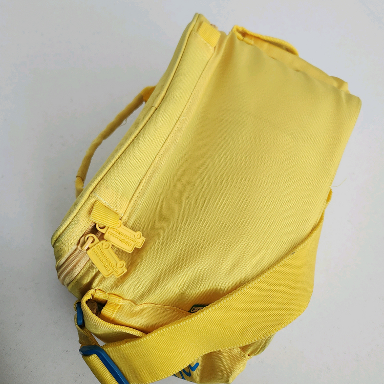 세서미 스트리트 빈티지 옐로우 보냉 가방 아이스쿨러--6