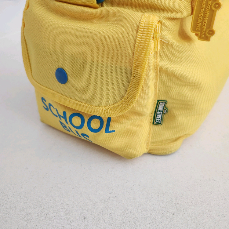 세서미 스트리트 빈티지 옐로우 보냉 가방 아이스쿨러--7