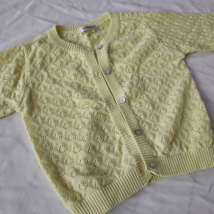 밍크뮤 가디건 90사이즈--2