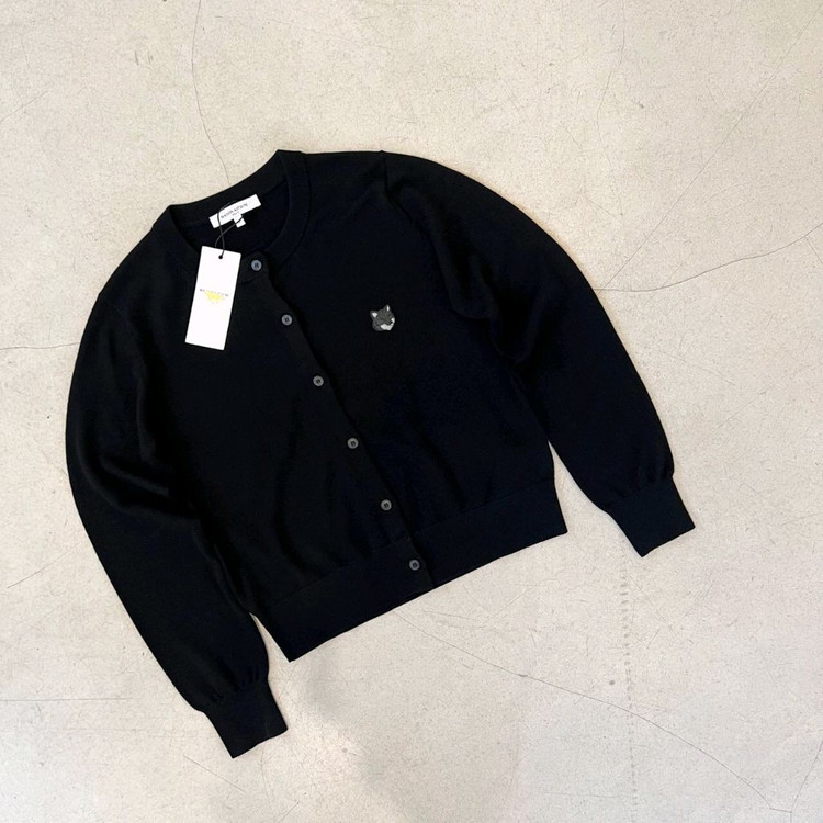 메종키츠네 폭스헤드 레귤러 가디건--1