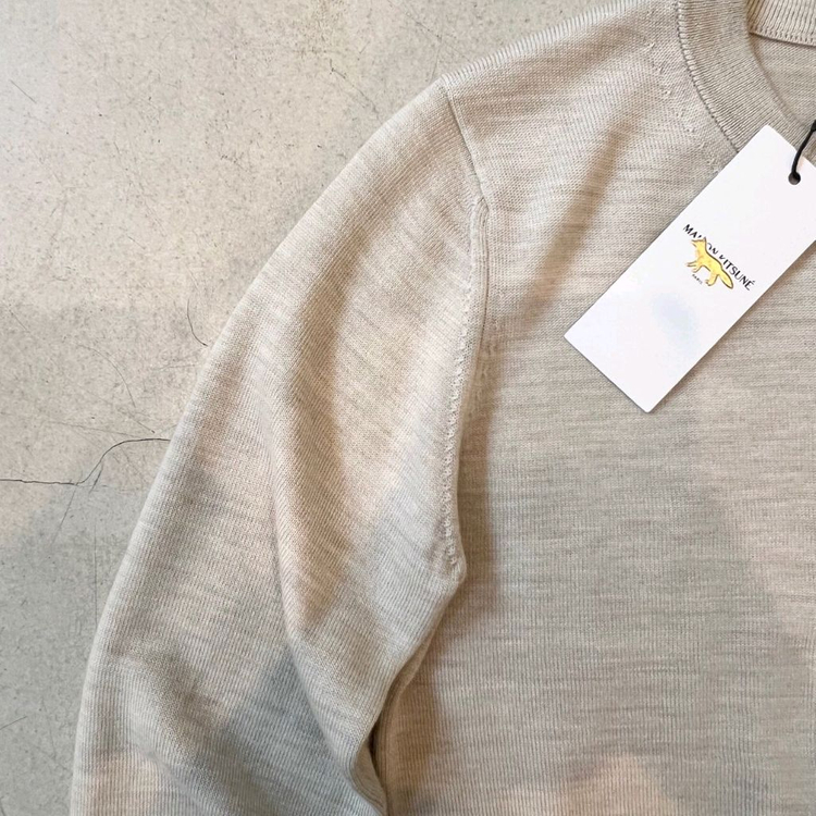 메종키츠네 폭스헤드 레귤러 가디건--6