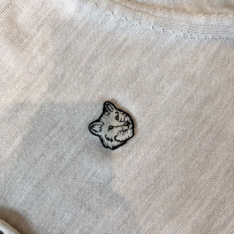 메종키츠네 폭스헤드 레귤러 가디건--8