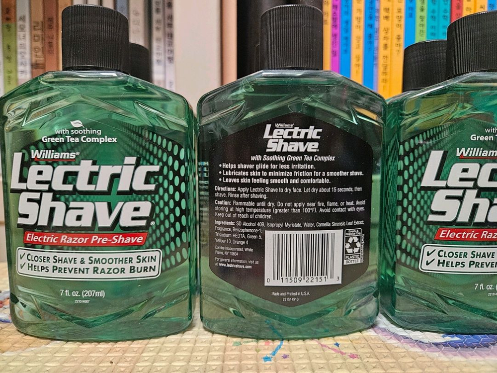 윌리엄스 렉트릭 전기면도기용 프리 쉐이브 미국산 새제품 이미지