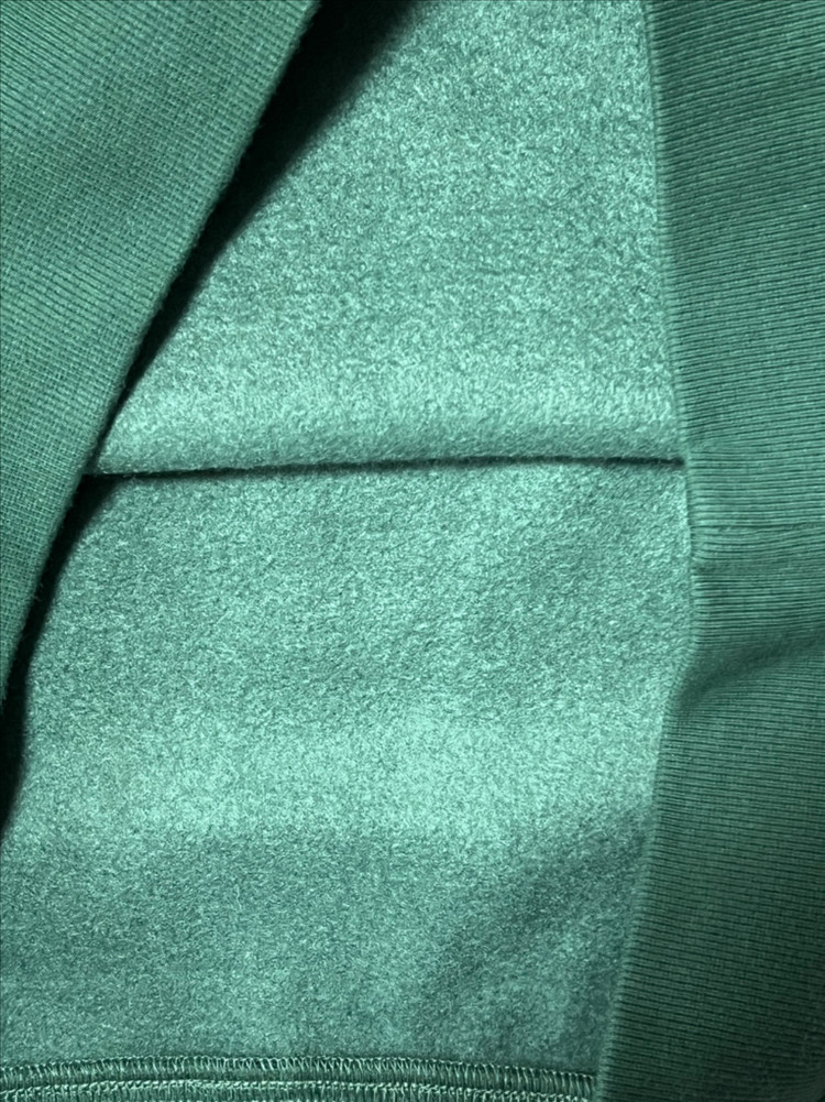 [새상품] L) 커버낫 스몰 로고 기모 맨투맨 그린--4