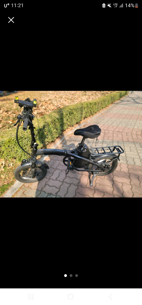 퀄리 엑스트론 프로 미니 24년형 전기자전거 팝니다--0