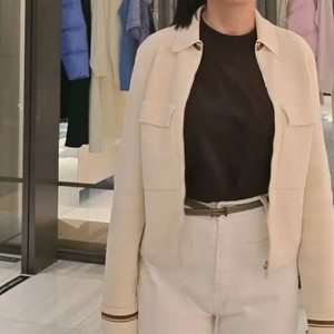 로로피아나니트집업자켓