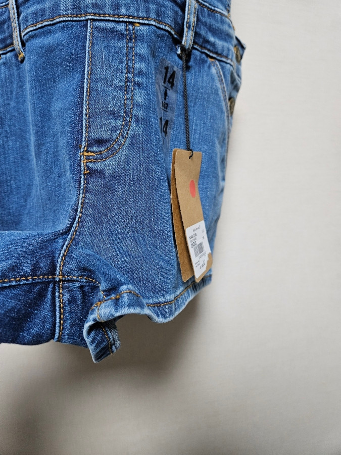 쟈딕앤볼테르 키즈 kids 데님 멜빵바지 오버롤 새상품--3