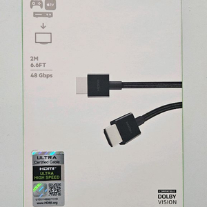 벨킨 Ultra High Speed HDMI 2.1 AV20176bt2M 이미지