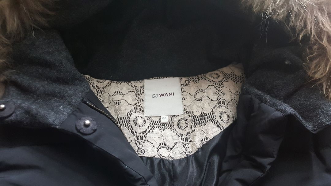 여성55 66패딩 SJ WANI 와니 덕다운 오리털 투톤 퍼 후드 점퍼 롱패딩--2