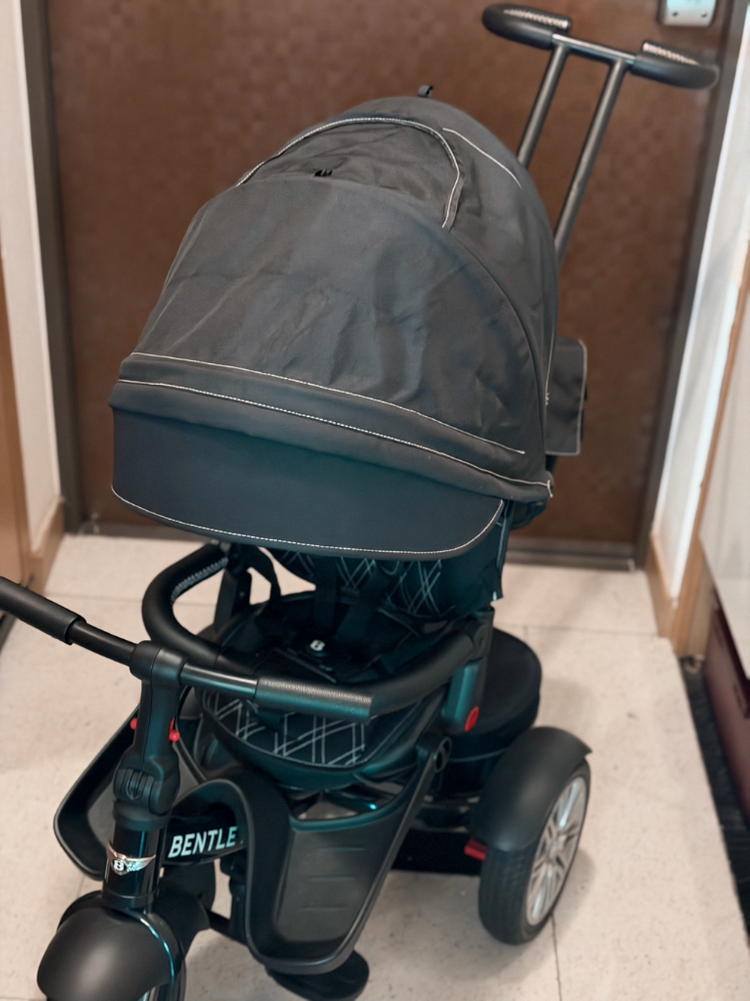 벤틀리 트라이시클 자전거 블랙 + 전용컵홀더--1