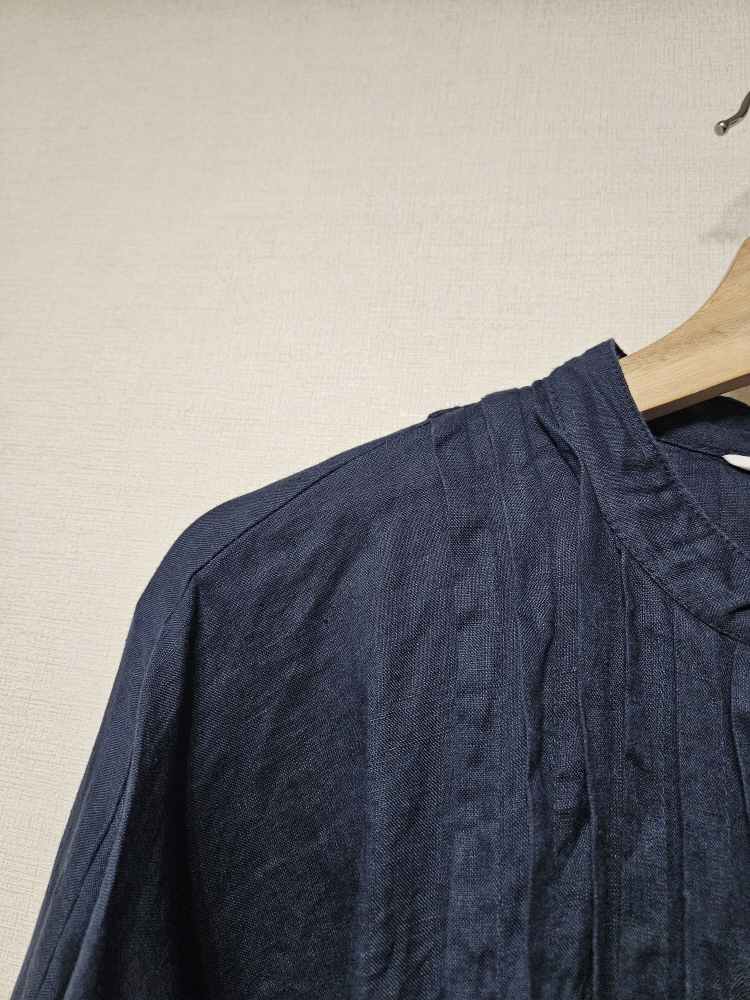 지스튜디오 g studio 린넨 핀턱 블라우스 55사이즈 이미지