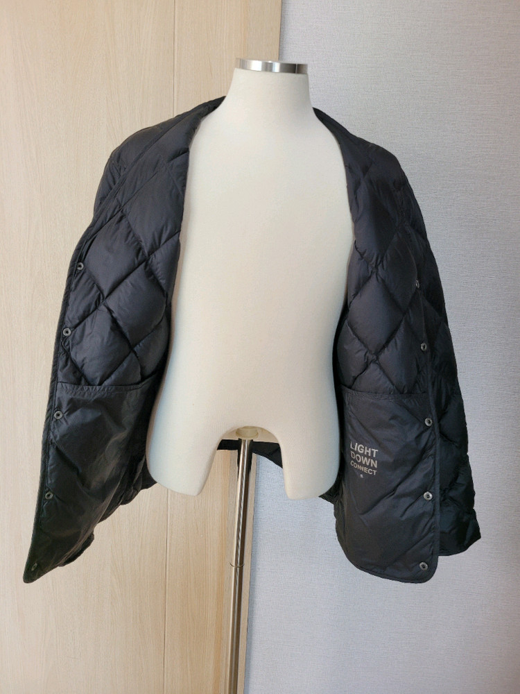 에이치커넥트 H:connect 남자 경량 구스다운 패딩 XL 블랙--6