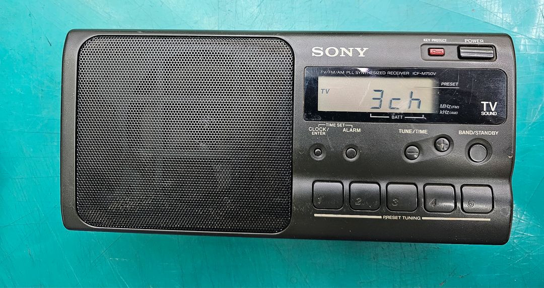 소니 ICF-M750V 라디오 이미지