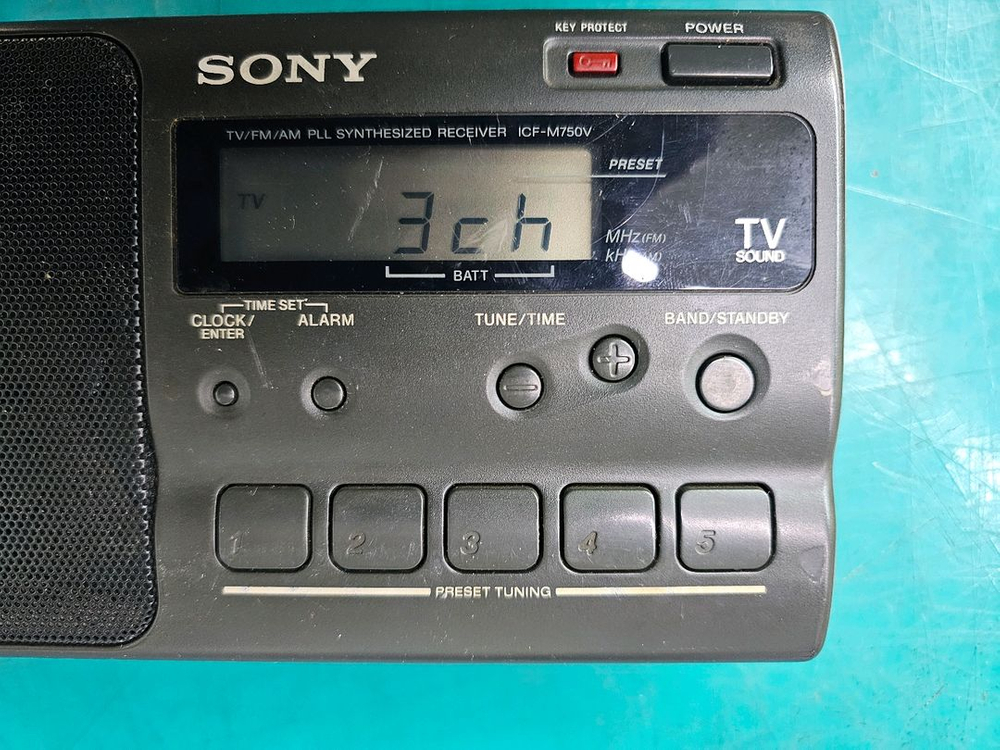 소니 ICF-M750V 라디오 이미지