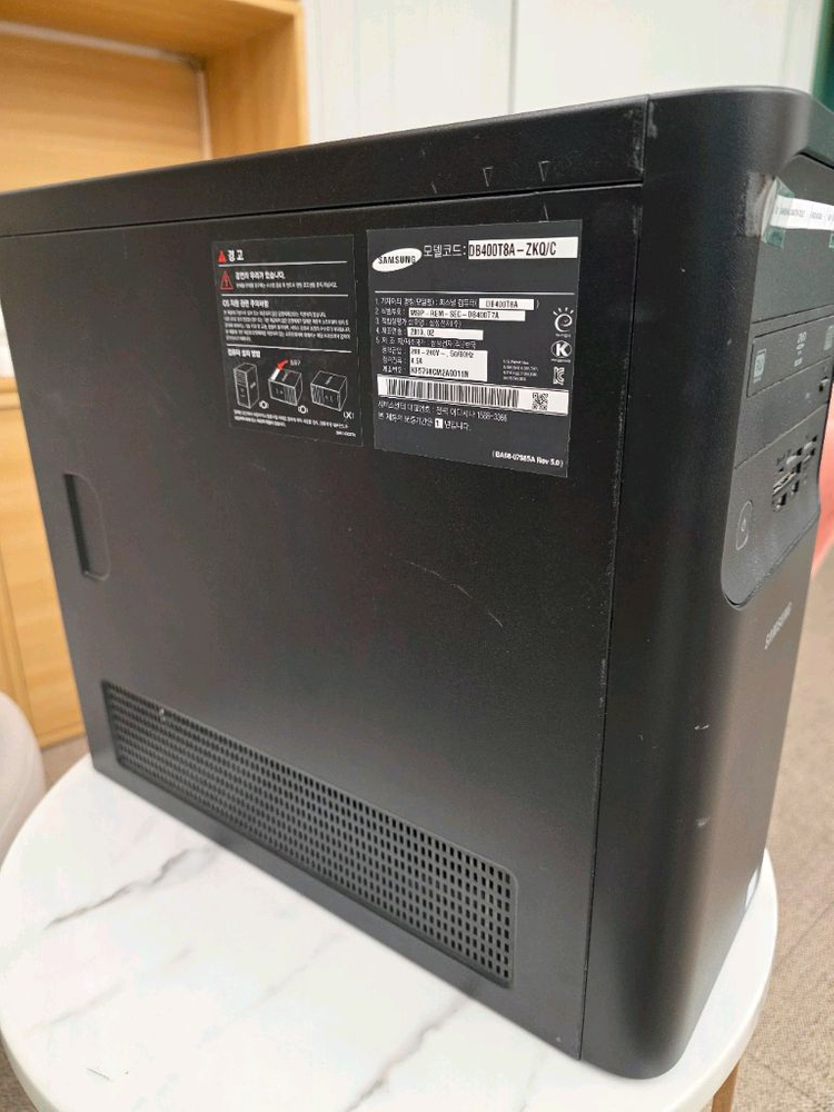 삼성 DB400TBA-ZKQ/C i5-8500, 램 16GB, SSD 256GB, HDD 1TB PC 데스크탑 본체 이미지