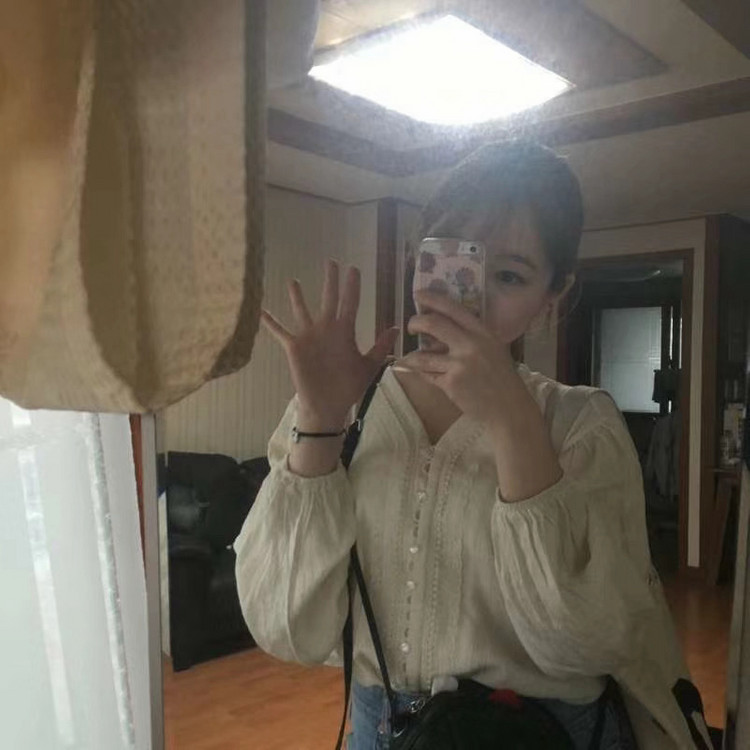 봄여름용 블라우스 프리사이즈(새상품)--2