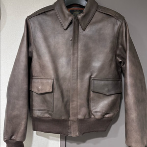 페라라 코리아 A2 A-2 양가죽 자켓 다크 브라운 L 사이즈