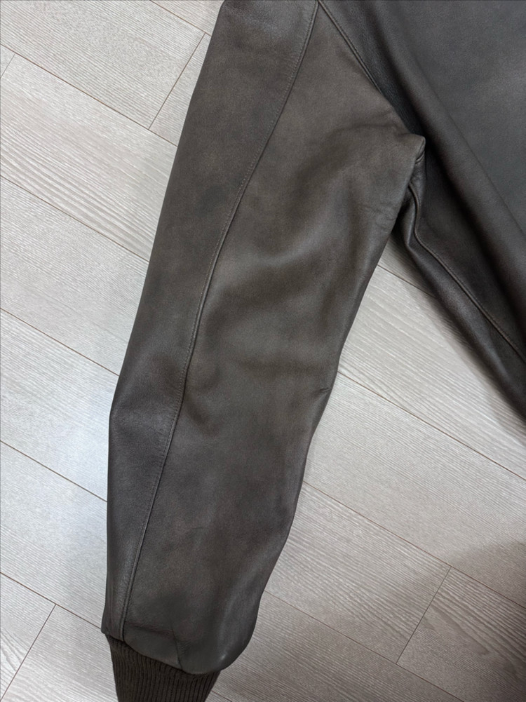 페라라 코리아 A2 A-2 양가죽 자켓 다크 브라운 L 사이즈--6