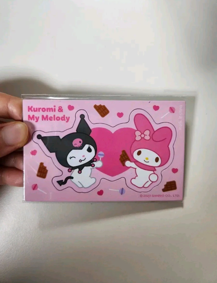 산리오 캐릭터즈 세븐일레븐 한정 굿즈 세트 마그넷 지비츠 봉투 스티커 이미지