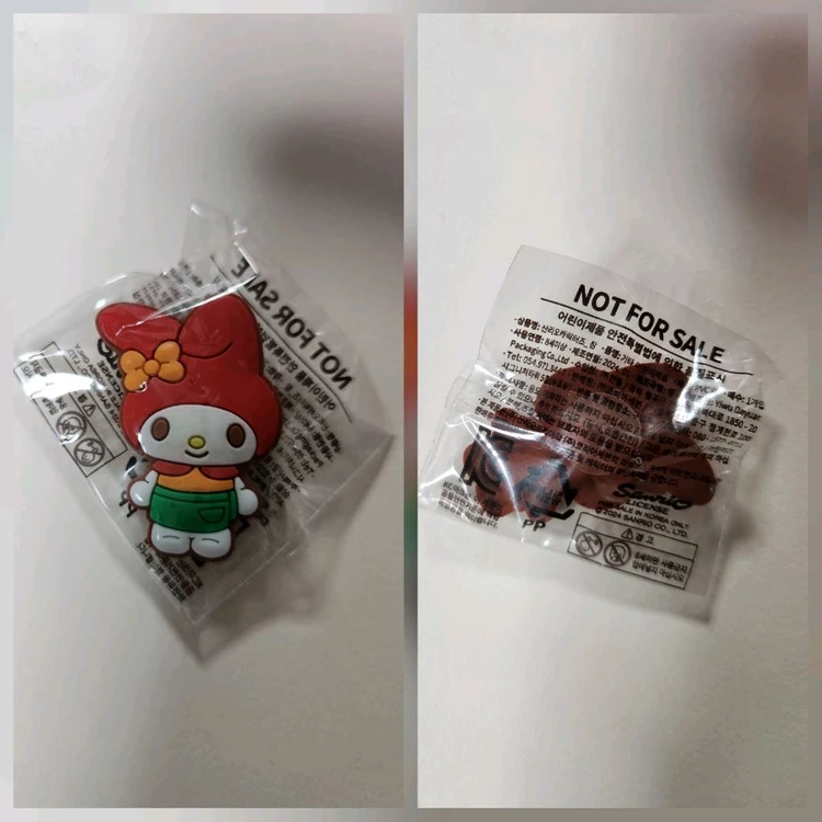 산리오 캐릭터즈 세븐일레븐 한정 굿즈 세트 마그넷 지비츠 봉투 스티커 이미지