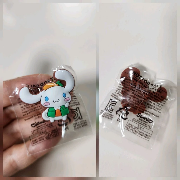 산리오 캐릭터즈 세븐일레븐 한정 굿즈 세트 마그넷 지비츠 봉투 스티커 이미지