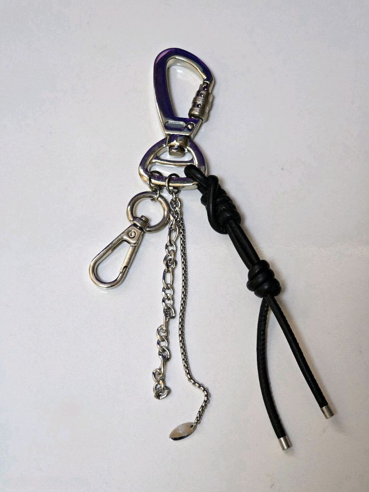 [스페로네] 리얼레더 멀티 카라비너 키링 이미지