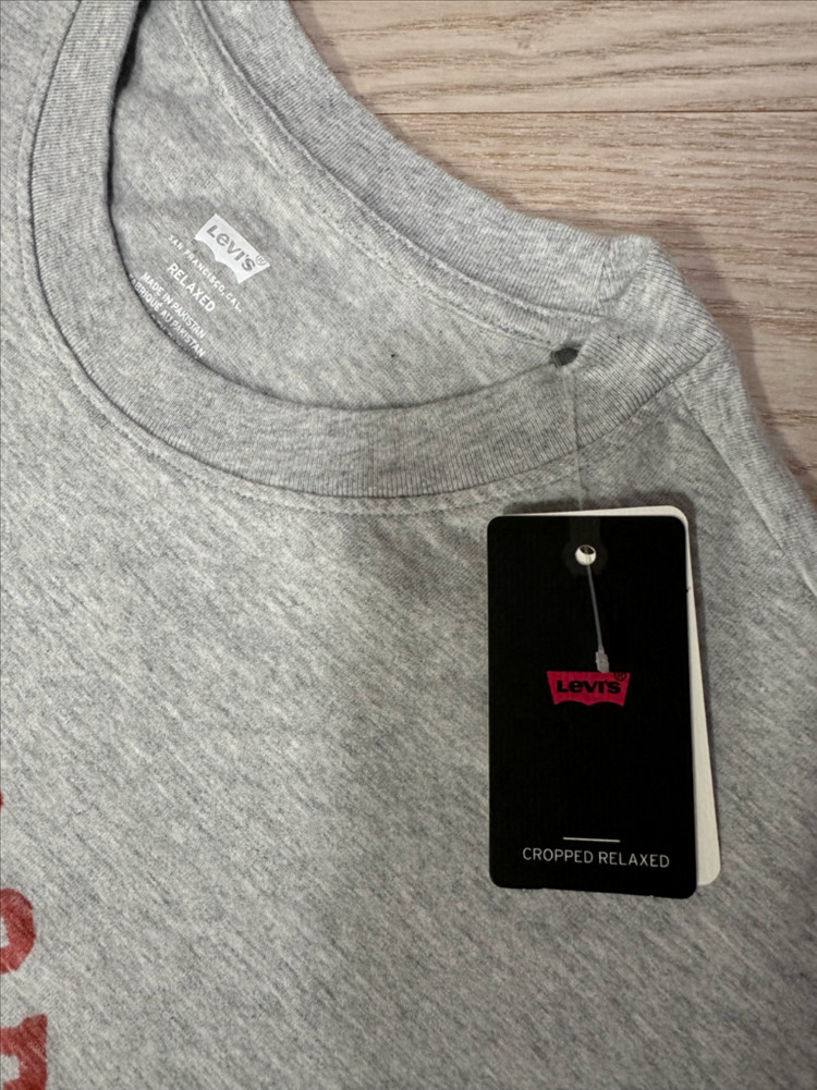 리바이스 반팔 티셔츠 그레이 L 사이즈 TWO HORSE ATHLETIC CLUB--5