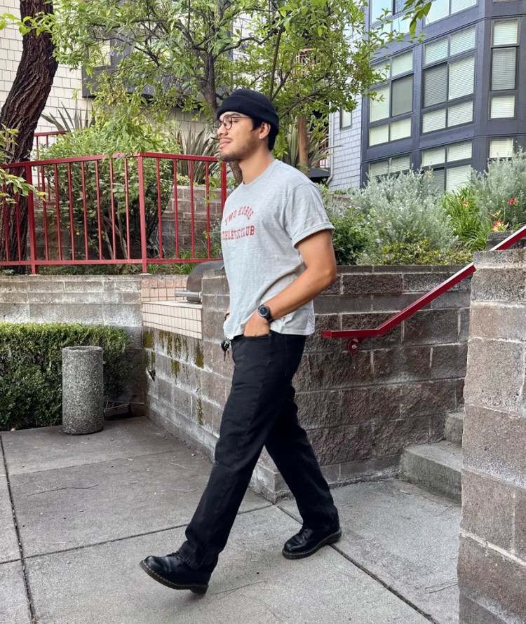 리바이스 반팔 티셔츠 그레이 L 사이즈 TWO HORSE ATHLETIC CLUB--7