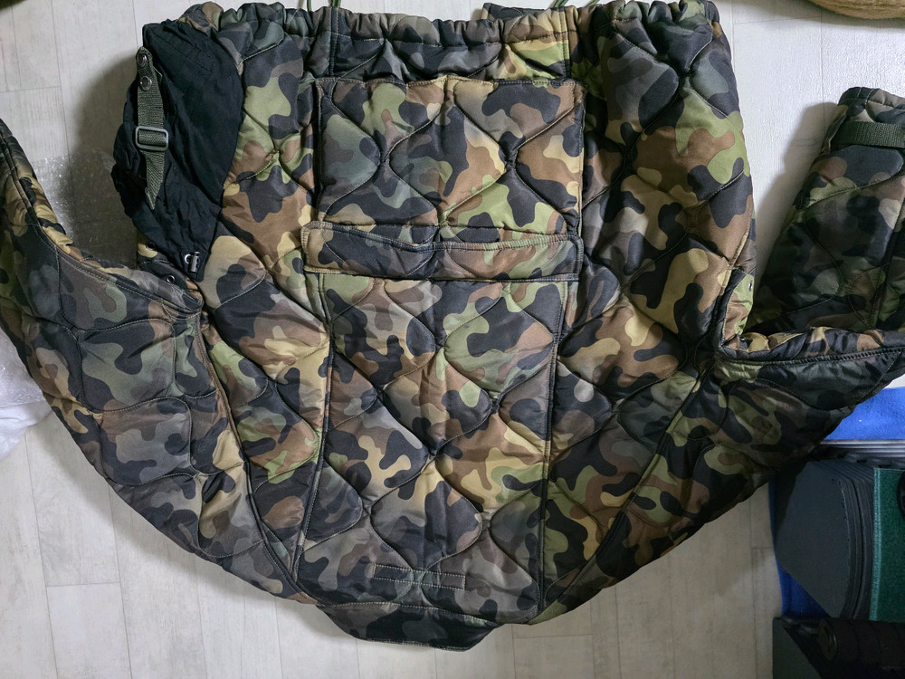 앤더슨벨 퀼티드 카모플라쥬 봄버 M--1