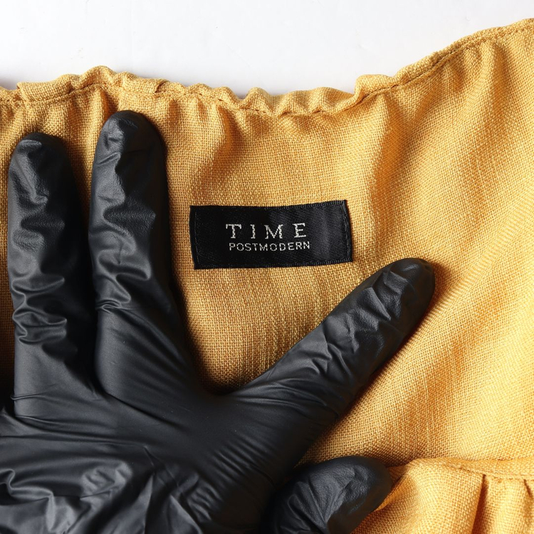 타임 옐로우 프릴 디테일 뷔스티에 롱 원피스 드레스 이미지