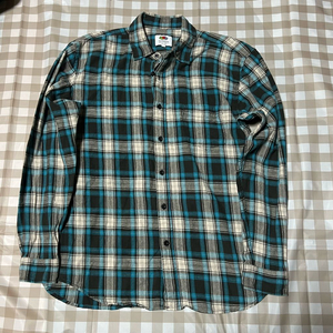 프룻오브더룸 체크셔츠 M 티셔츠 남방 와이셔츠 빈티지 이미지