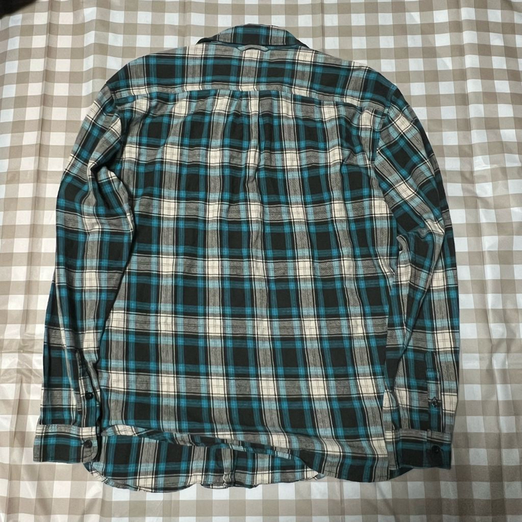 프룻오브더룸 체크셔츠 M 티셔츠 남방 와이셔츠 빈티지 이미지
