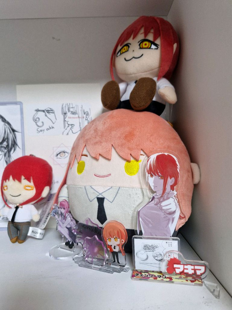 체인소맨 마키마 봉제, 아크릴스탠드, 일러스트 굿즈 이미지