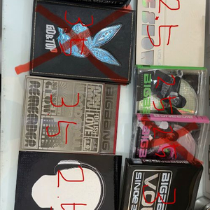 빅뱅(태양 앨범 포함) 앨범 일괄 판매 이미지