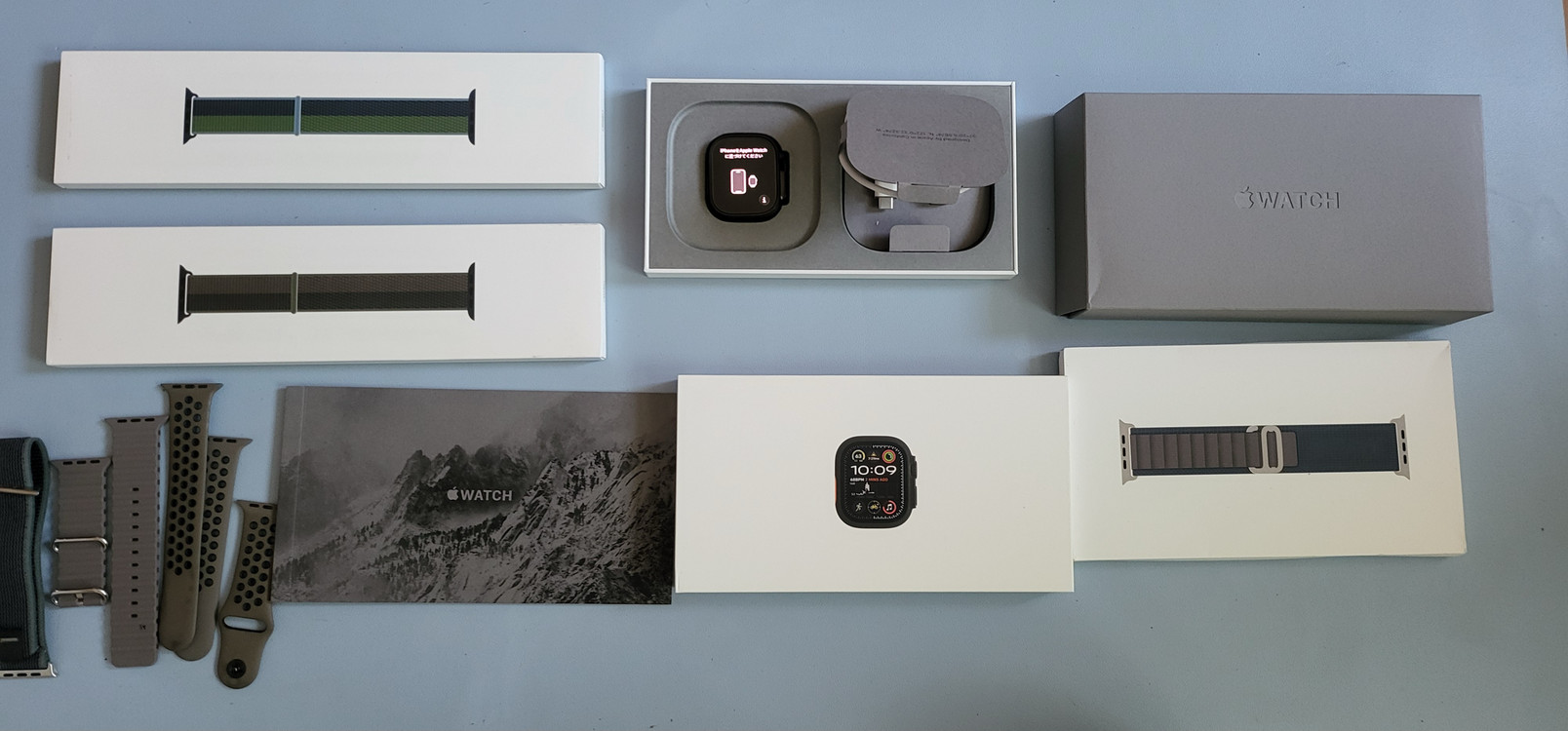 애플워치 울트라2,애플케어 플러스,블랙티타늄,셀룰러,배터리100애플워치 울트라2ㅡ상태S급애플케어 ㅡ27년7월21일--0