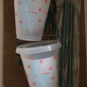 대만 스타벅스 홀리데이 폴라베어 리유저블콜드컵