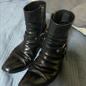 생로랑 Wyatt 하네스 부츠 블랙 40.5(에디 슬리먼 시그니처)