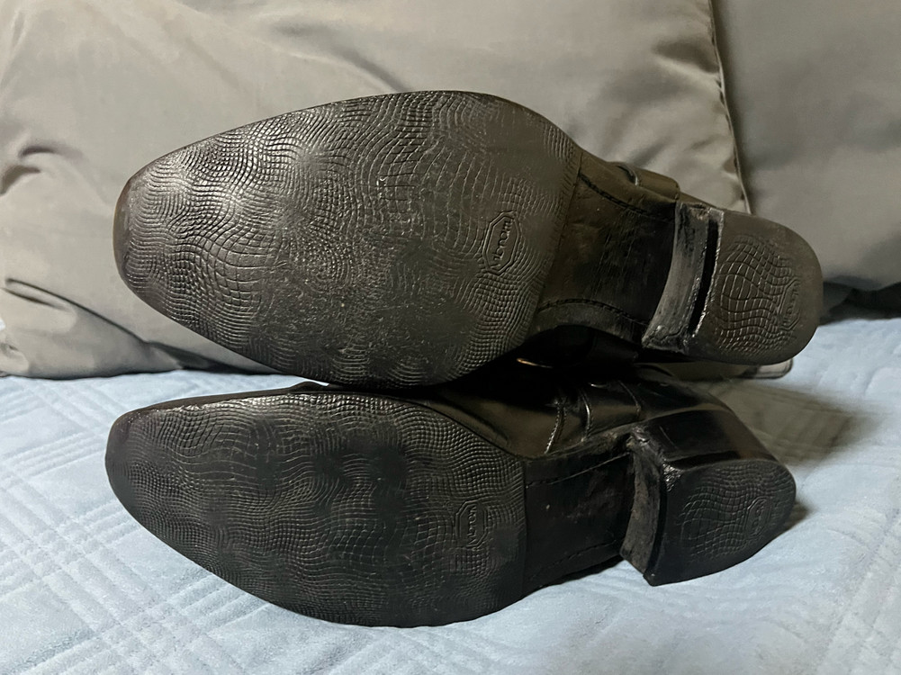 생로랑 Wyatt 하네스 부츠 블랙 40.5(에디 슬리먼 시그니처)--1