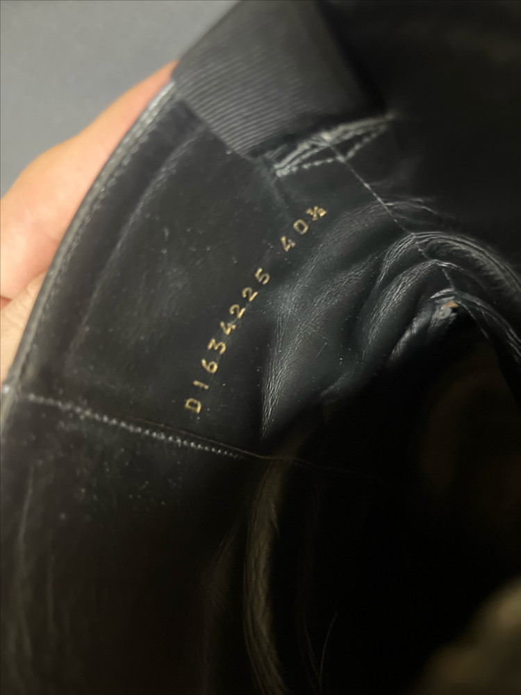 생로랑 Wyatt 하네스 부츠 블랙 40.5(에디 슬리먼 시그니처)--2