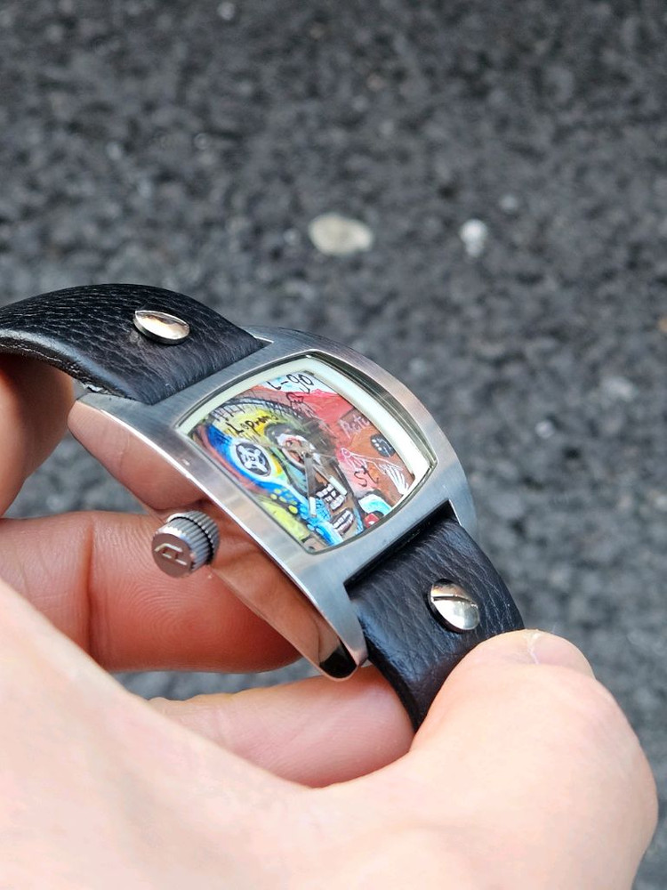 디젤 빈티지시계 바스키아 이미지