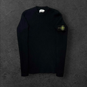 [정품] 스톤 아일랜드 니트 S 네이비