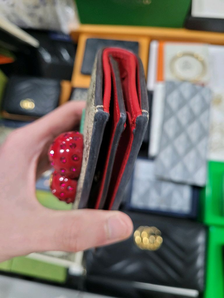 구찌 체리 카드지갑 이미지