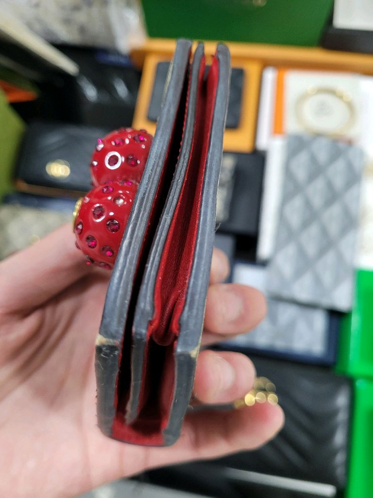 구찌 체리 카드지갑 이미지